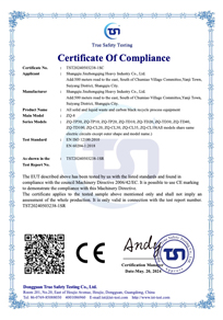 Certificate Of Compliance
