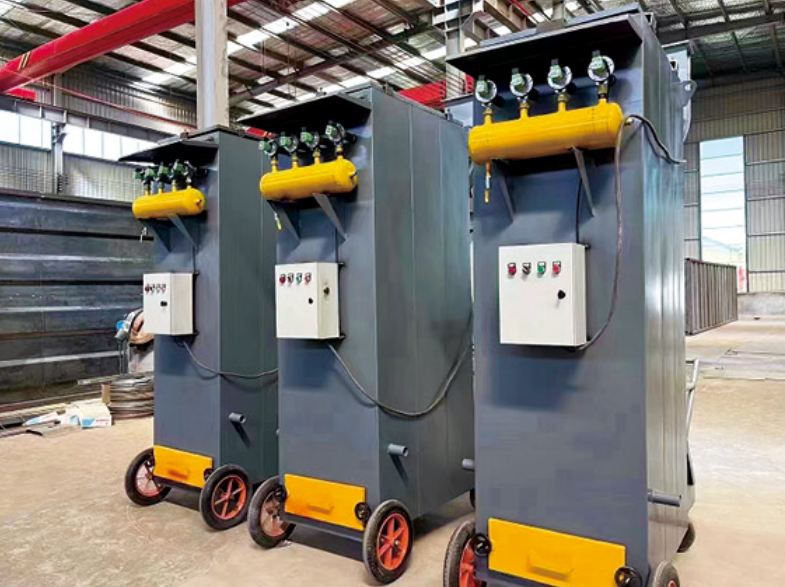 Small movable pulse dust collector