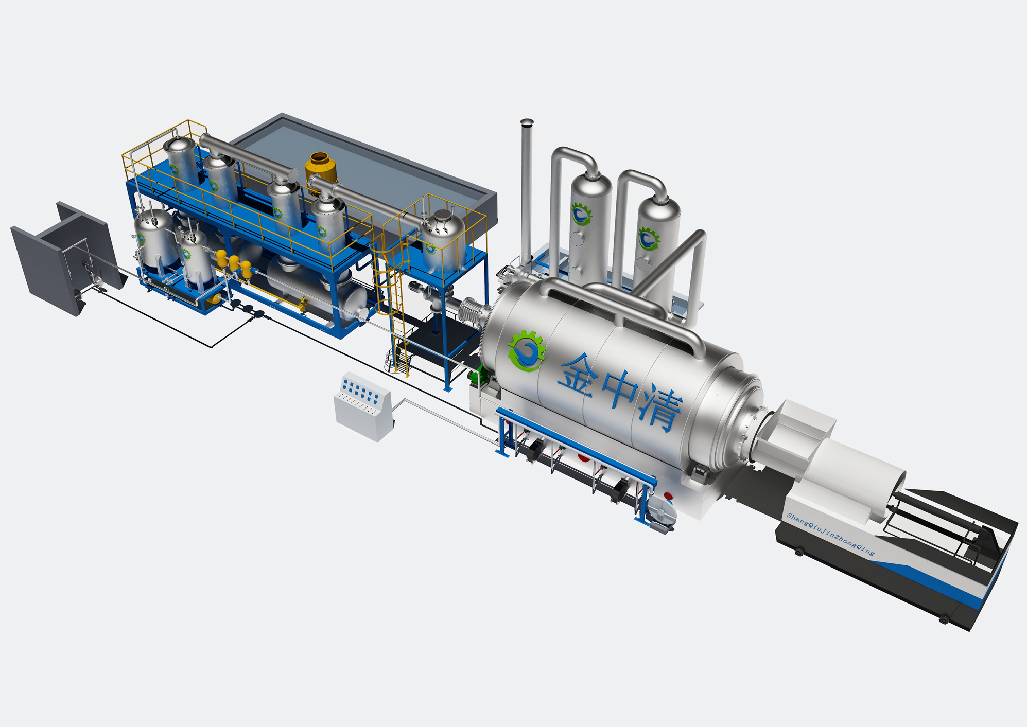Agricultural film high‑temperature pyrolysis equipment
