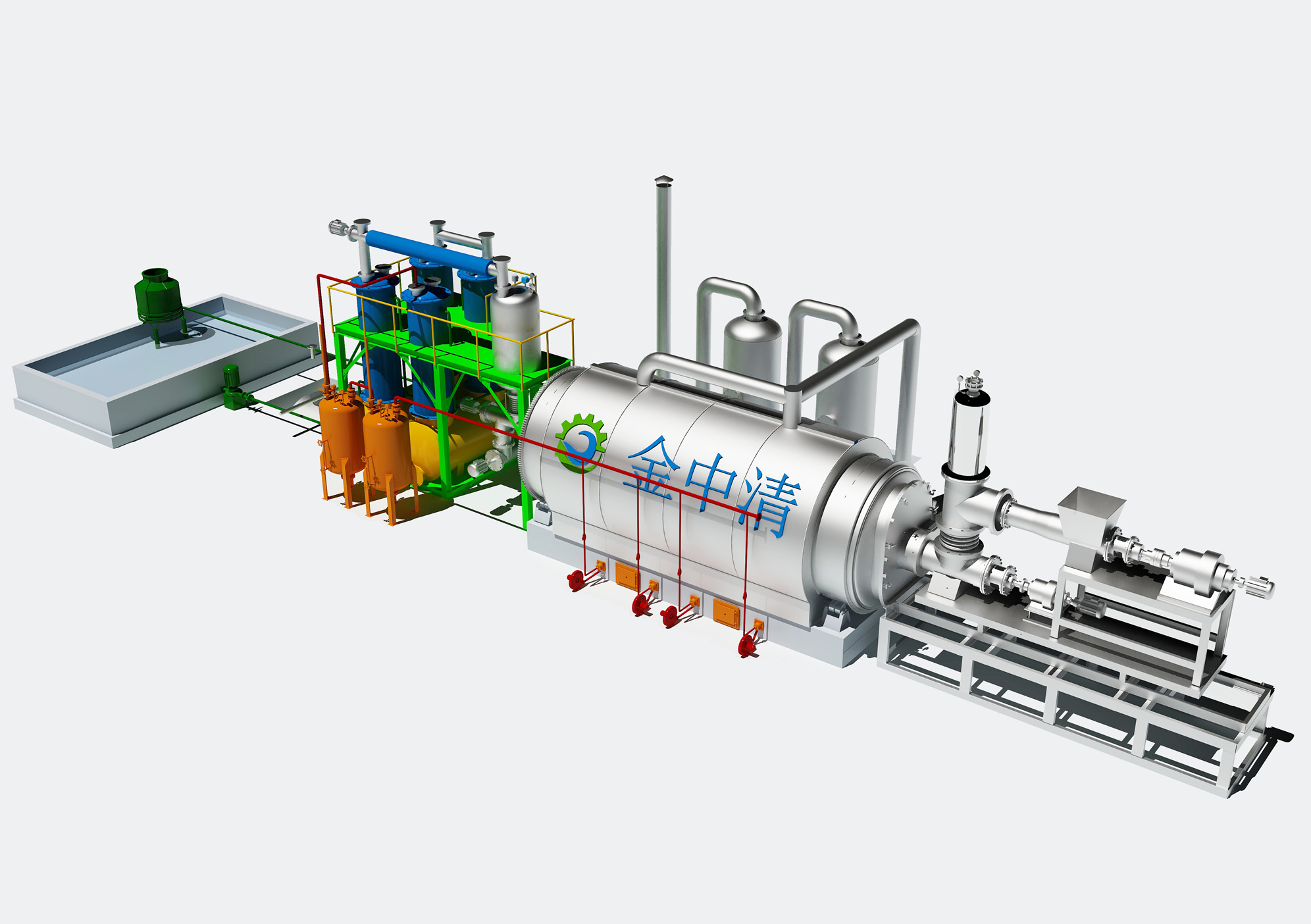 Medical waste high‑temperature pyrolysis treatment equipment