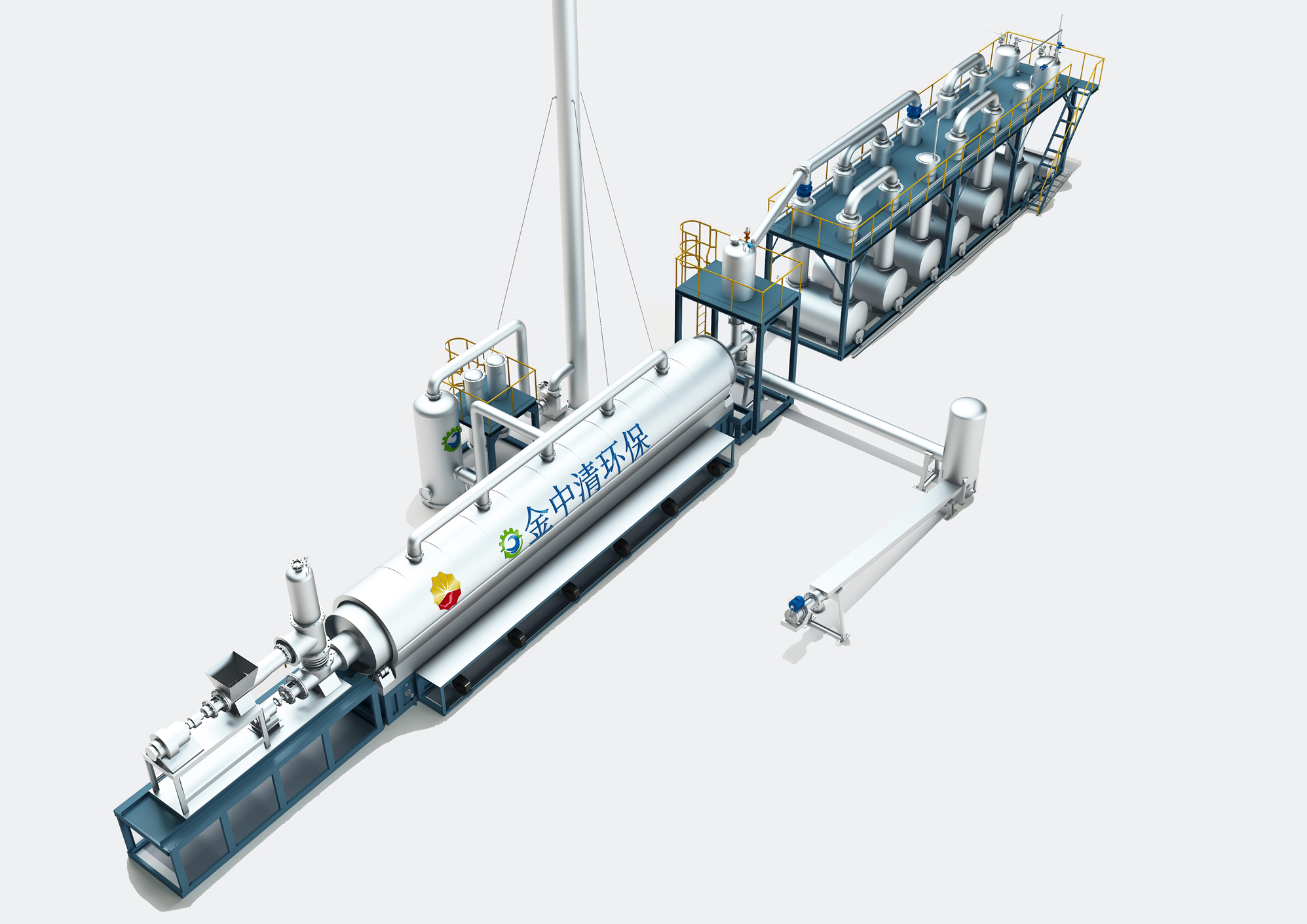 Oilfield oily sludge pyrolysis equipment