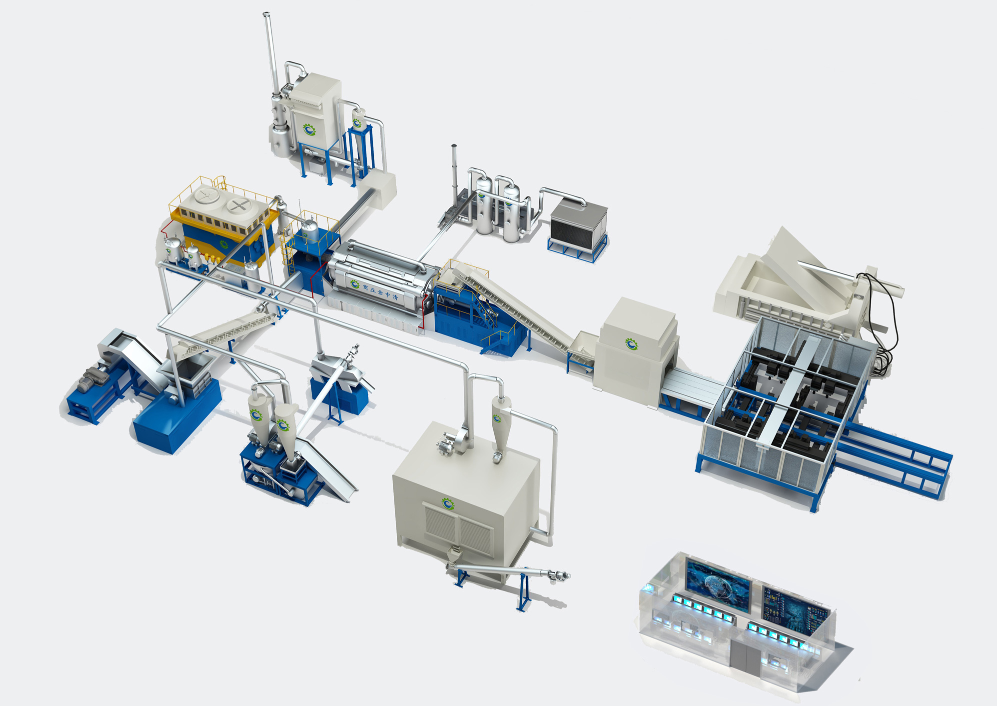 Photovoltaic panel processing and recycling equipment