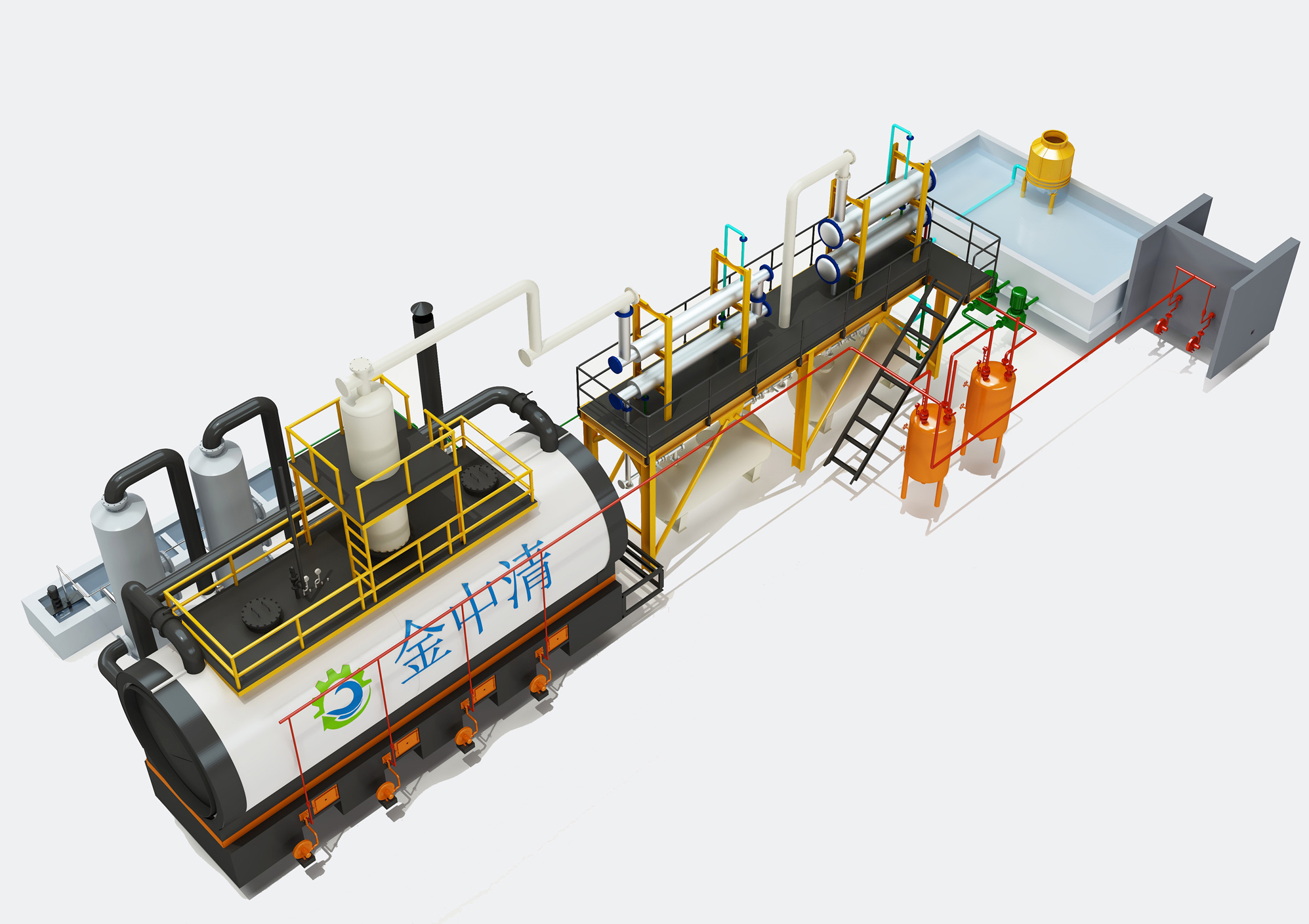 Skid mounted low temperature distillation equipment
